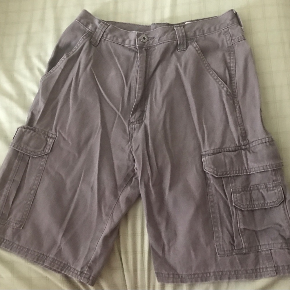 Tan cargo shorts 30” waist